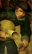 Pieter Bruegel detalj fran bondbrollopet oil on canvas